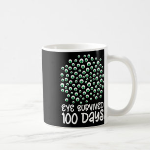 100th Day Of School Monster Googly Eye Survived 10 Coffee Mug