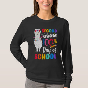 100th Day Of School No Prob Llama 100th Day Second T-Shirt