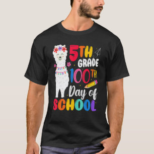 100th day of school No Prob Llama Happy 100th day T-Shirt