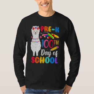 100th Day Of School No Prob Llama Happy 100th Day T-Shirt