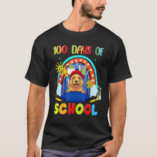 100th Day of School Norfolk Terrier Dog Teacher T-Shirt