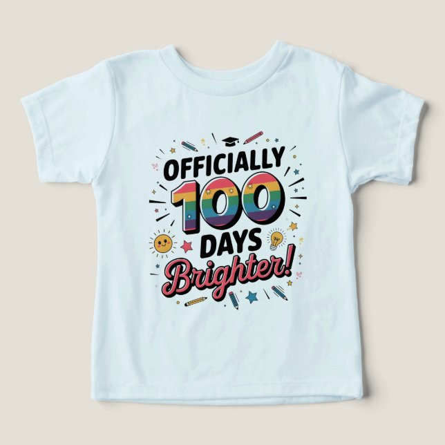 100th Day of School, Officially 100 Days Brighter (Design Front)