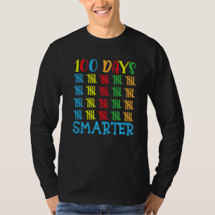 100th Day Of School School Teacher 100 Days Smarte T-Shirt