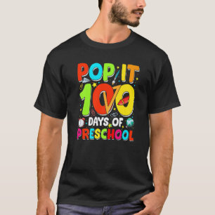 100th Day Of School Smarter Pop It 100 Days Of Pre T-Shirt