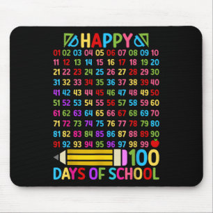 100th Day Of School Teacher 100 Days Math Numbers Mouse Pad