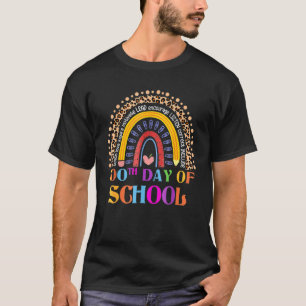 100th Day Of School Teacher 100 Days Smarter Boho T-Shirt