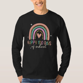 100th Day Of School Teacher 100 Days Smarter Boho T-Shirt
