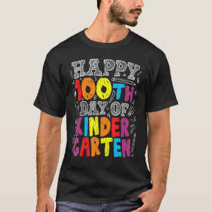 100th Day of School Teacher Boys Girls 100 Days Ki T-Shirt