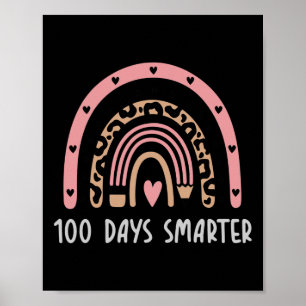 100th Day Of School Teacher Costume 100 Days Smart Poster