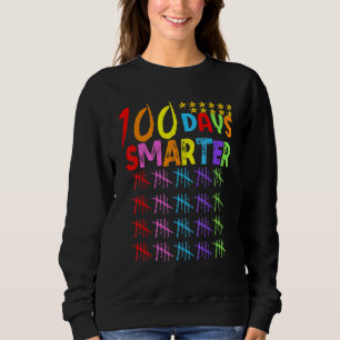 100th Day Of School Teacher Kid Happy 100 Days Sma Sweatshirt