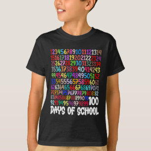 100th Day Of School Teacher Kids 100 Days Math Num T-Shirt