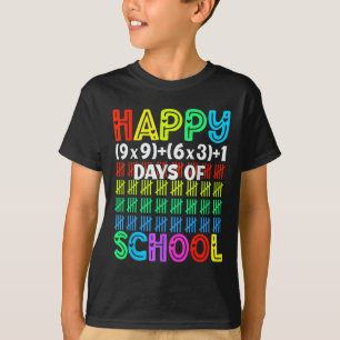 100th Day Of School Teacher Kids 100 Days Math Num T-Shirt