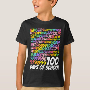 100th Day Of School Teacher Kids 100 Days Math Num T-Shirt