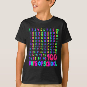 100th Day Of School Teacher Kids 100 Days Math Num T-Shirt