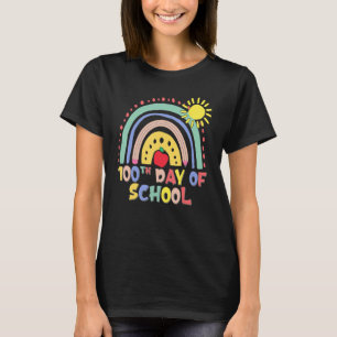 100th Day Of School Teacher Kids 100 Days Smarter  T-Shirt