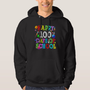 100th Day of School Teacher Kids Child Astronaut O Hoodie