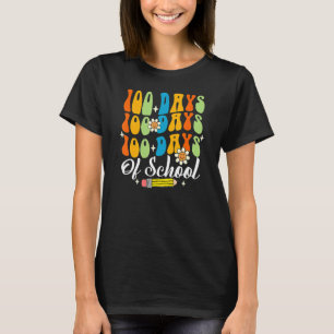 100th Day Of School Teacher Kids Child Happy 100 D T-Shirt
