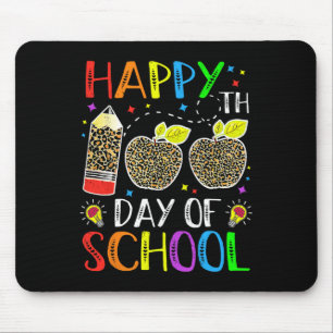 100th Day Of School Teacher Student 100 Days Of Sc Mouse Pad