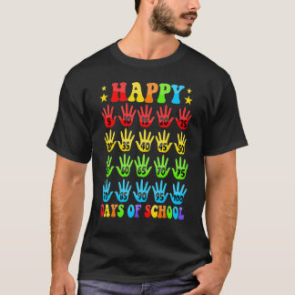 100th Day of School Teacher Student Kid Child Happ T-Shirt