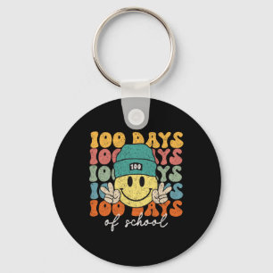 100th Day Of School Teachers 100 Days 1  Key Ring