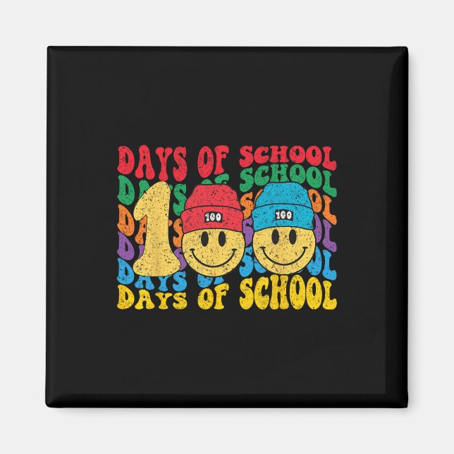 100th Day Of School Teachers 100 Days  Magnet (Front)