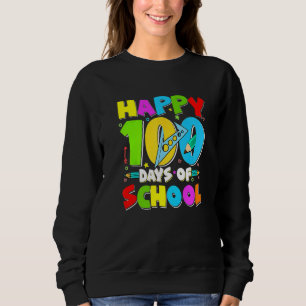 100th Day Of School Teachers Costume 100 Days Stud Sweatshirt