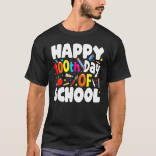 100th Day Of School Teachers Costume 100 Days Stud T-Shirt