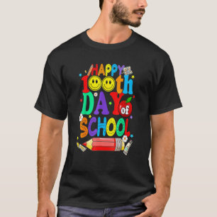 100th Day Of School Teachers Kids Child Happy 100 T-Shirt