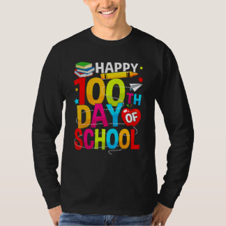 100th Day Of School Teachers Kids Child Happy 100  T-Shirt