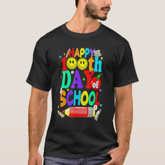 100th Day Of School Teachers Kids Child Happy 100 T-Shirt