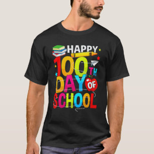 100th Day Of School Teachers Kids Child Happy 100 T-Shirt