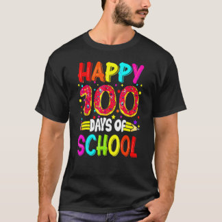 100th Day Of School Teachers Kids Child Happy 100  T-Shirt