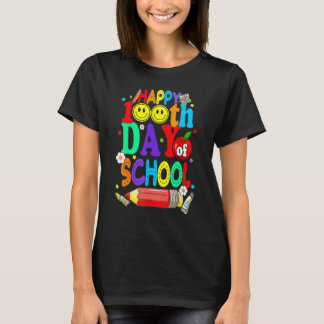 100th Day Of School Teachers Kids Child Happy 100  T-Shirt