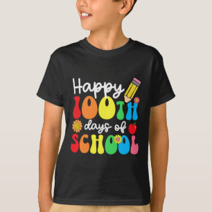100th Day Of School Teachers Kids Child Happy 100 T-Shirt