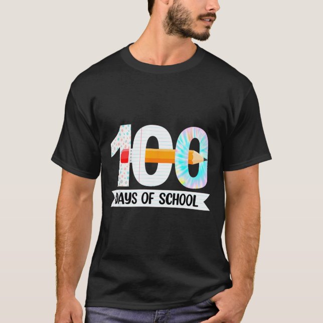100th Day Of School Teachers Students 100 Days Of  T-Shirt (Front)