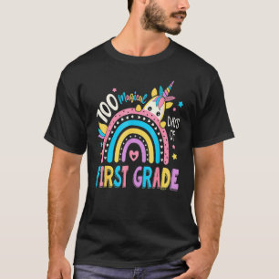 100th Day Of School Unicorn 100 Magical Days First T-Shirt