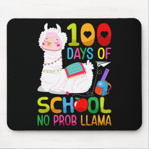 100th Day Of School Unicorn Girls 100 Days Of Scho Mouse Pad