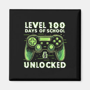 100th Day Of School Video Gamer 100 Days Of School Magnet