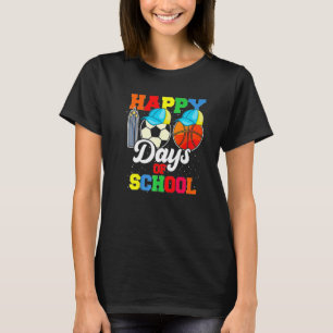 100th Day Student Boys Girls Basketball 100 Days O T-Shirt