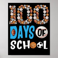 100th Days Of School Baseball Basketball School