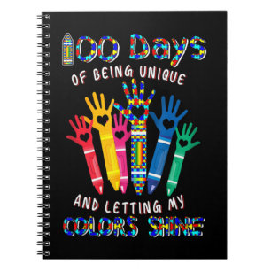 100th days of school smarter shirt for teacher, ch notebook