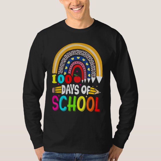 100th Days of School Teacher Kids - 100 Days Smart T-Shirt (Front)