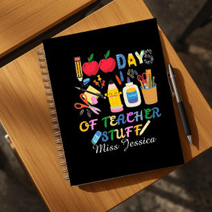 100th days of teacher stuff, 100th days at school notebook