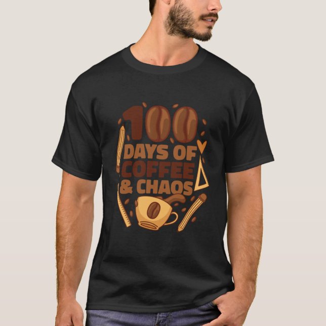 100th School Day Referendar Teacher Coffee Educato T-Shirt (Front)