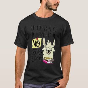 101 Days Of Pre-K No Prob Llama 101 Days Of School T-Shirt