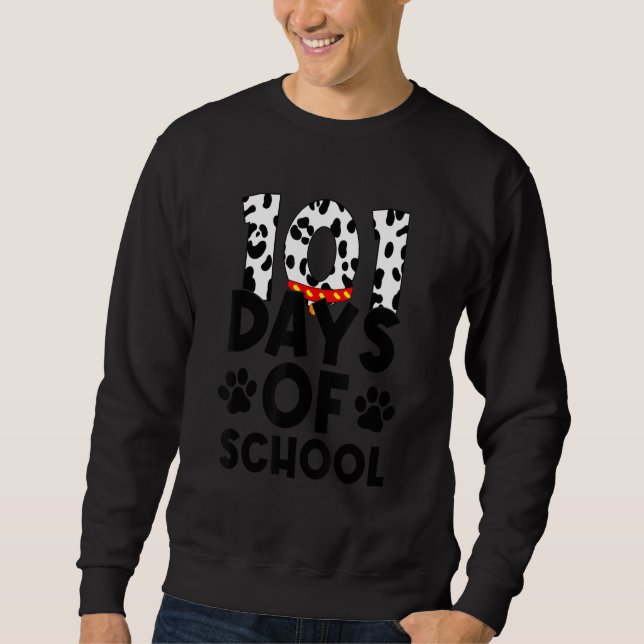 101 Days Of School Today Tee Funny Pet  Dalmatian (Front)