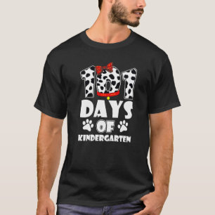 101 Days School Kindergarten Dog 100 Days Smarter  T-Shirt