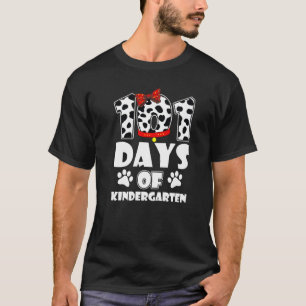 101 Days School Kindergarten Dog 100 Days Smarter  T-Shirt