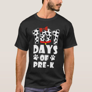 101 Days School Pre K Dog 100 Days Smarter Student T-Shirt