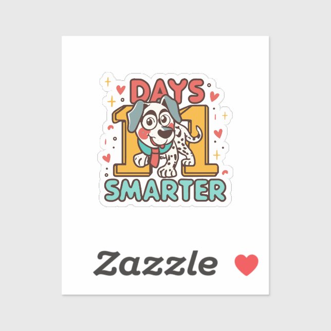 101 Days Smarter Dalmatian Dog (Sheet)